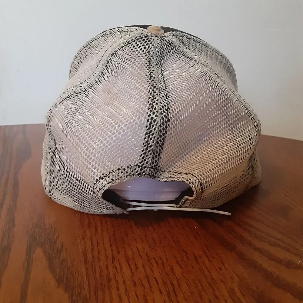 Vtg Vans Trucker Hat Mesh Snapback Rope Cap Skater